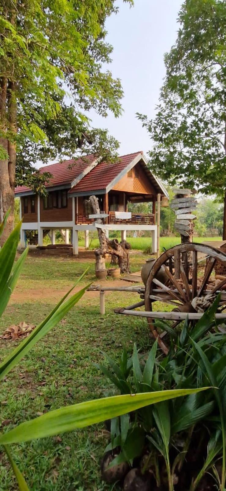 Bolaven Garden Bungalow And Tent - Tad Lo Ban Kiangtat Bagian luar foto