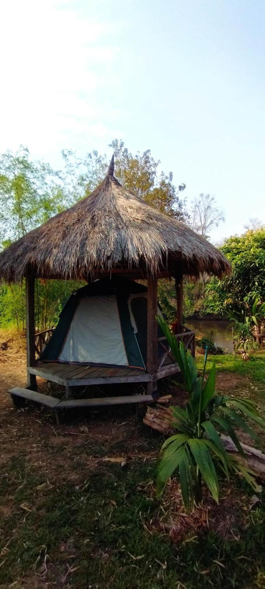 Bolaven Garden Bungalow And Tent - Tad Lo Ban Kiangtat Bagian luar foto