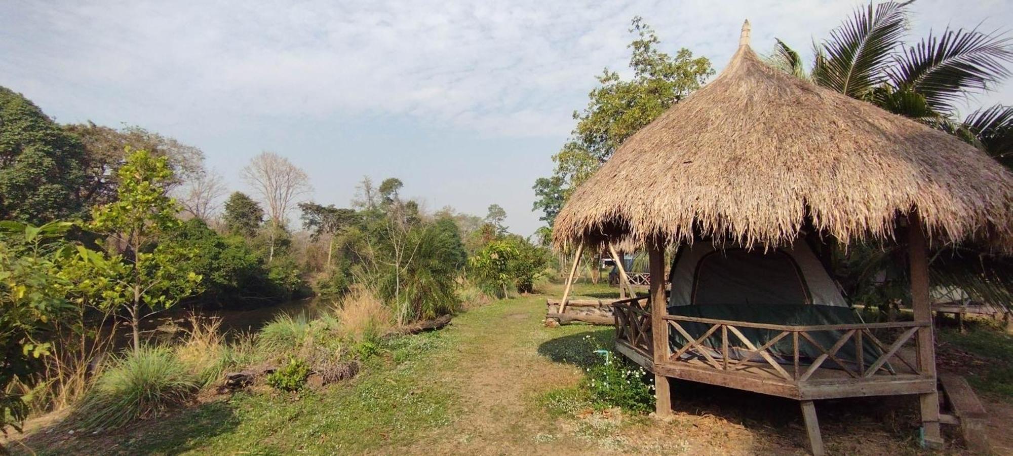 Bolaven Garden Bungalow And Tent - Tad Lo Ban Kiangtat Bagian luar foto