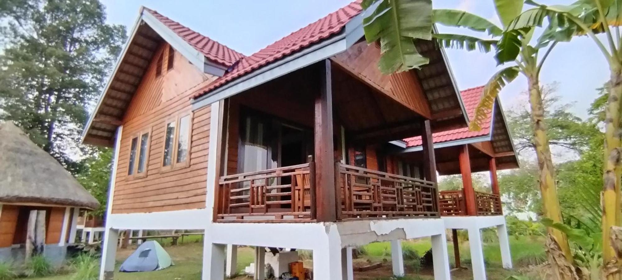 Bolaven Garden Bungalow And Tent - Tad Lo Ban Kiangtat Bagian luar foto