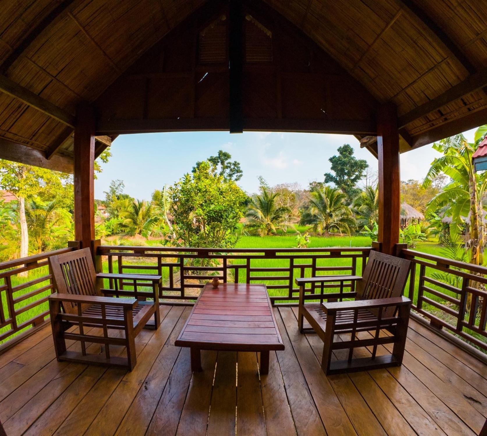 Bolaven Garden Bungalow And Tent - Tad Lo Ban Kiangtat Bagian luar foto
