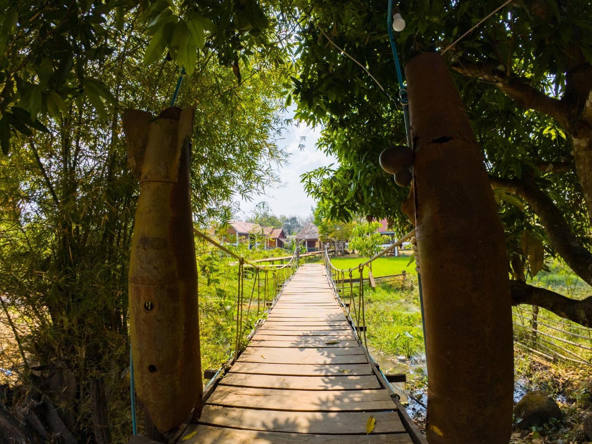 Bolaven Garden Bungalow And Tent - Tad Lo Ban Kiangtat Bagian luar foto